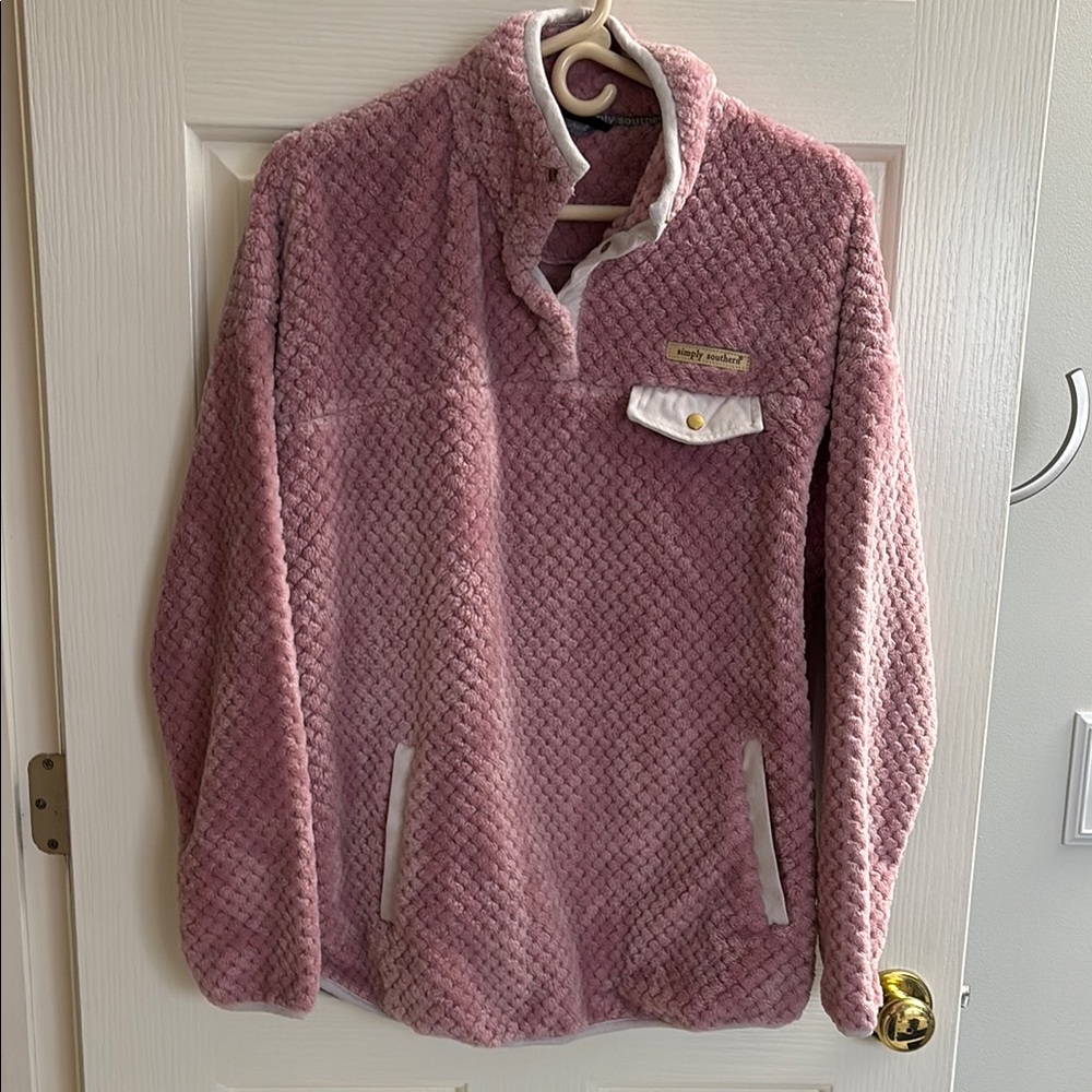 Simply Southern Pink Teddy Jacket